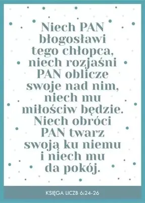 Productafbeelding van Karnet - Niech Pan błogosławi tego chłopca... - Koinonia