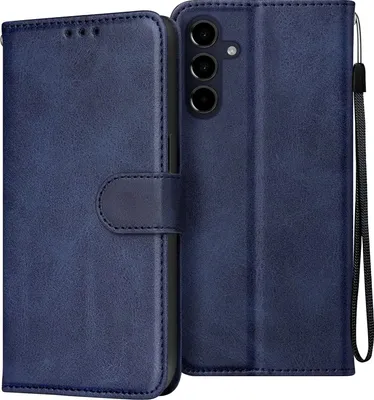 Immagine prodotto di Avizar, Samsung Galaxy A16 wallet cover, custodia a portafoglio con laccetto, blu