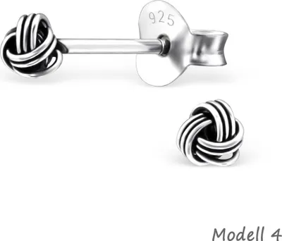 Produktbild von Ohrstecker Knoten: Ohrringe Silber 925 Modell 4