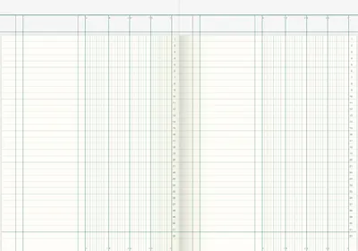 Produktbild von König & Ebhardt Spaltenbuch 8611041 DIN A4 4Spalten 40Blatt