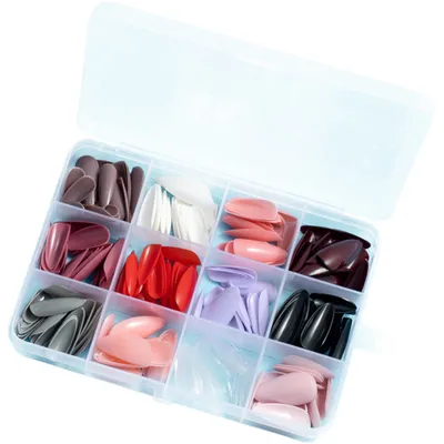 Produktbild von Künstliche Nägel zum aufkleben - press on nails - fertig zum aufkleben - elegante fertige fingernägel nail art(Stil 4)