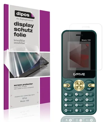 Image de 4x Film de protection d'écran pour GFive Music 100 protecteur clair dipos