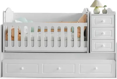 Immagine prodotto di Letto Contenitore Fasciatoio Moderno Pratico Design elegante Cameretta per bambini