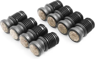 Produktbild von 8er Set Stuhlgleiter für Rohrinnen-Ø 15-16 mm mit Filz