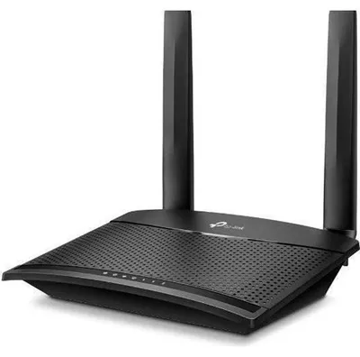 Immagine prodotto di Router 4G LTE Wi-Fi TP-Link TL-MR100, velocità fino a 150 Mbps, standard N300, 2 porte Ethernet, antenne rimovibili