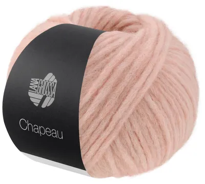 Produktbild von Lana Grossa CHAPEAU 50 g Watteweiches Schlauchgarn gefüllt mit Merino & Alpakafasern Farbe 011 - Altrosa