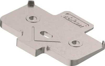 Immagine prodotto di Cuneo angolare BLUM a croce, versione a vite -5°, zinco, spessore del distanziatore: 6 mm