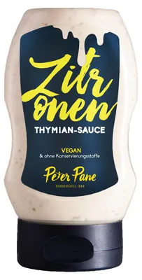 Produktbild von Peter Pane Grillsauce ZITRONE THYMIAN - 300ml - vegan - ohne Konservierungsstoffe