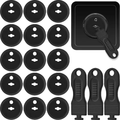 Produktbild von 15x Kindersicherung  für Steckdose Steckdosensicherung 19223/ 19224, Farbe:Schwarz/ black