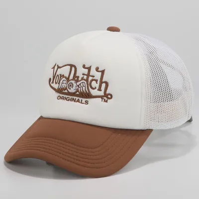 Produktbild von Von Dutch Originals Trucker Cap Foam Mesh - Soro white/white