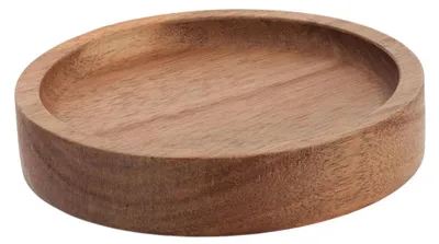 Produktbild von TENDANCE | Seifenschale - Rund - Naturholz - Elegant, Langlebig, Feuchtigkeitsbeständig
