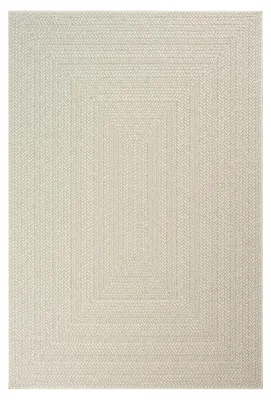 Image de Tapis d'intérieur/d'extérieur LYN13 REZY 1, aspect jute ton sur ton