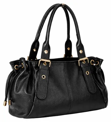 Produktbild von Schultertasche Bergamo aus echtem Leder, Italy von collezione alessandro
