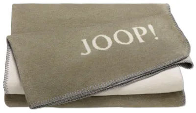 Immagine prodotto di JOOP! MELANGE - Plaid doubleface / Coperta Olive-Nature 150 x 200 cm