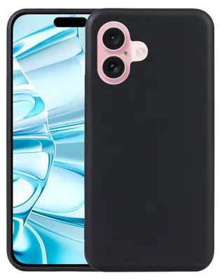 Obrázek produktu pro Pro Apple iPhone 16 Silicone TPU Protective Cover Case Cover Flexible Thin Black