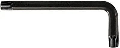 Productafbeelding van Wiha 01315, L-vormige sleutel, Torx, T15, zwart, chroomvanadiumstaal, 3,5 mm, 57 mm