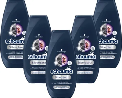 Immagine prodotto di Schauma Care Shampoo Silver Shine Anti Yellowness 250ml confezione da 5 pz