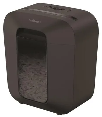 Image de Broyeur FELLOWES LX 25/ coupe transversale 4x40 mm/ capacité du bac 11,5 l/ classification P-4 (confidentiel)/ noir