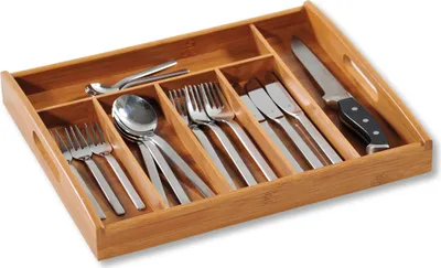 Produktbild von Kesper Besteckkasten mit 6 Fächern 38 x 32 x 4 cm 5818713
