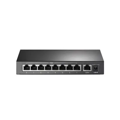 Zdjęcie produktu dla TP-Link TL-SF1009P, Nie zarządzany, Fast Ethernet (10/100), Pełny dupleks, Obsługa PoE, Montaż naścienny / rzutowanie na sufit