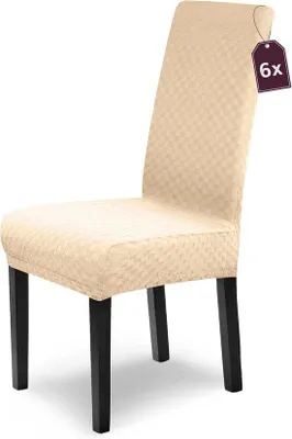 Produktbild von Famanu Stuhlhülle Elastische Stuhlbezüge - Beige