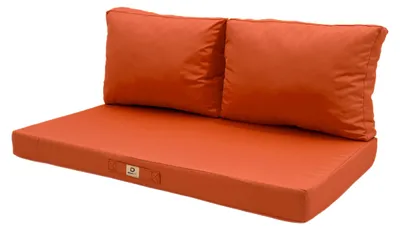 Immagine prodotto di Cuscini per salotto da giardino sfoderabili 120x60cm Arancione