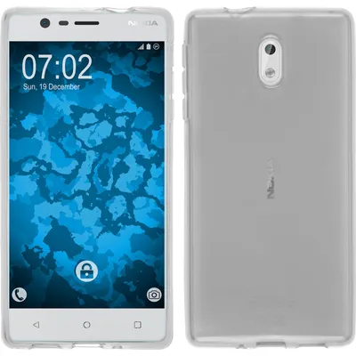 Produktbild von PhoneNatic Case für Nokia 3 Hülle Silikon Crystal Clear transparent Cover 3 Tasche + 2 Schutzfolien