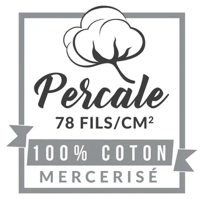 Zdjęcie produktu dla Prześcieradło płaskie – 180 x 290 cm – Bawełna perkalowa – Kolor naturalny