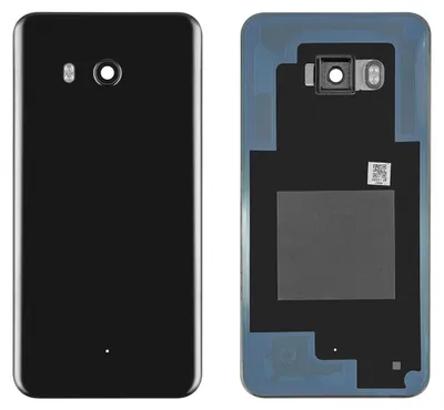 Produktbild von Ersatz-Backcover für HTC U11 Smartphone – Gehäuserückseite, Farbe Schwarz