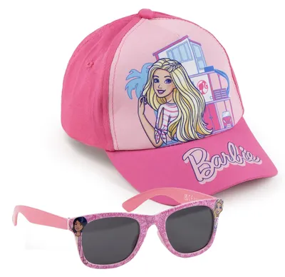 Immagine prodotto di Berretto e occhiali da sole per bambine di Barbie - perfetti per le giornate di sole