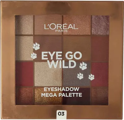 Produktbild von L'Oréal Eyeshadow Mega Palette 03 Eye Go Wild 18 g