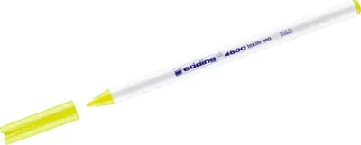 Produktbild von Textilpen edding 4600 Rundspitze 1mm neongelb Packung mit 10 Stück