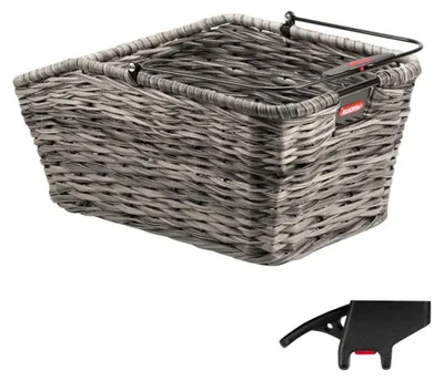 Obrázek produktu pro Koš KLICKfix Structura GT - na nosič, šedý, Korbklip