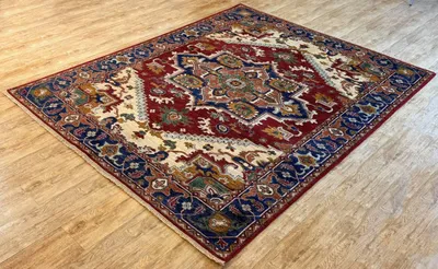 Produktbild von Teppich ZIEGLER-ORIGINAL | Farbe: Rot; Größe: 199x247 cm | strapazierfähig und leicht zu reinigen | Wohnzimmer | Schlafzimmer