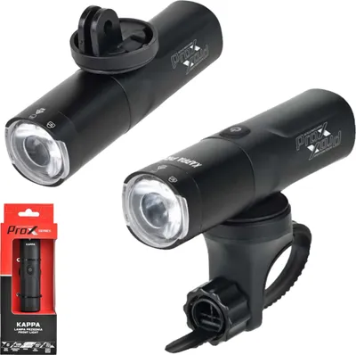 Zdjęcie produktu dla Prox Kappa 800Lm Lampka Rowerowa Przednia USB-C 2500mAh IPX4 Standard GoPro