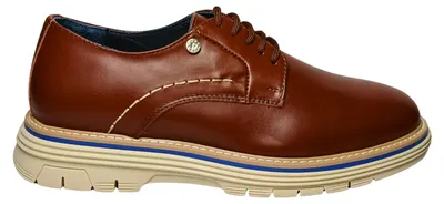 Produktbild von Pollini PB10373G9EVIT300 Pollini Herrenschuh, braunes Leder