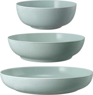 Produktbild von Seltmann Weiden Beat Arktisblau Foodbowl Set 3tlg. 20/25/28 cm