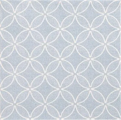 Produktbild von 160 Servietten "ROYAL Collection" 1/4-Falz 40 cm x 40 cm arktikblau "Circle Flowers"