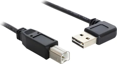 Zdjęcie produktu dla DeLOCK 85167, 0,5 m, USB A, USB B, USB 2.0, Męska/Męska, Czarny