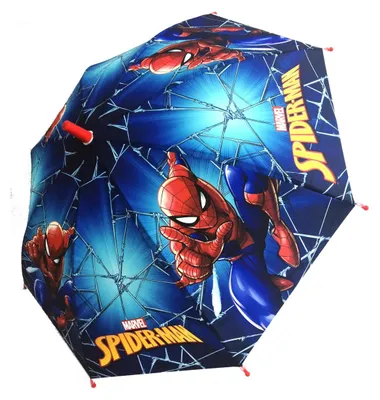 Produktbild von Spider-Man Stock-Schirm Regenschirm Kuppelschirm