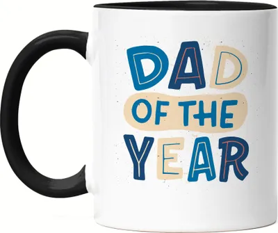 Produktbild von Dad Of The Year Tasse Schwarz Bester Papa Vatertag Geschenkidee Weltbester Dad