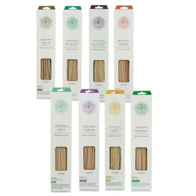 Immagine prodotto di Incenso aromaterapia - assortimento con 200 bastoncini d'incenso essenziali 8 meravigliose fragranze - 8 x 25 pezzi