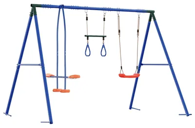 Productafbeelding van Buiten Schommelset Meerkleurig 263 x 185 x 185 cm Staal en PE