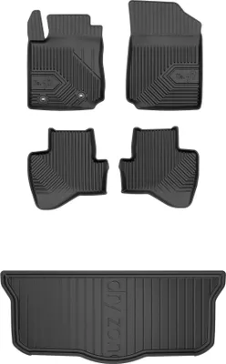 Produktbild von FROGUM Gummimatten Auto Fußmatten + Kofferraummatte für Toyota Aygo II 2014-2022