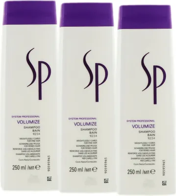 Produktbild von Wella SP Volumize 3 x 250 ml Shampoo Set