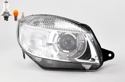 Zdjęcie produktu dla Johns, reflektor kompatybilny z Skoda Fabia 54 12/06-03/10 prawy + żarówka