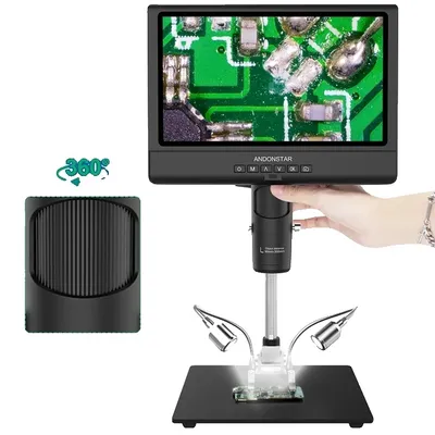 Immagine prodotto di Microscopio digitale, display LCD da 101 pollici, risoluzione 1080P, AD209 (10 pollici)