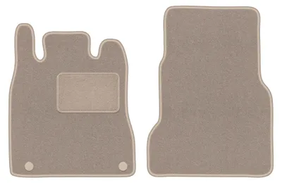 Immagine prodotto di Tappetini anteriori in moquette per Mercedes W168 con linguetta 1997-2004 (hatchback) – 2 pezzi, beige, su misura – Wielganizator LUX