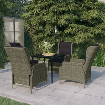 Image de Maison Exclusive - Ensemble de salon de jardin 5 pièces, marron