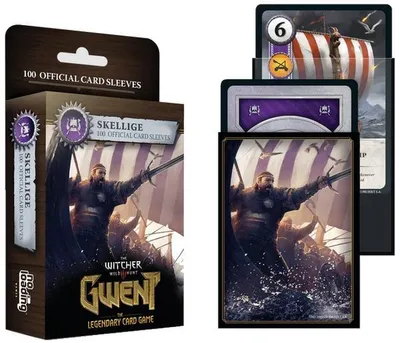 Produktbild von MNKY Entertainment Gwent Kartenhüllen Skellige 100 Stück